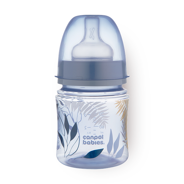Бутылочка для кормления Canpol Babies Easy Start 35/239 антиколиковая с широким горлышком с рождения голубая