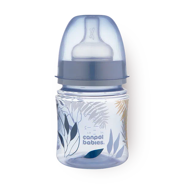 Бутылочка для кормления Canpol Babies Easy Start 35/239 антиколиковая с широким горлышком с рождения голубая