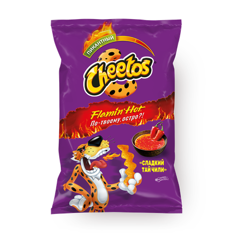 Чипсы кукурузные Cheetos сладкий Тай чили