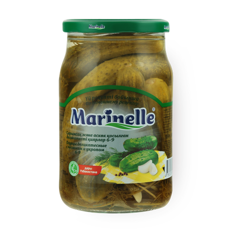 Огурцы маринованные Marinelle высший сорт