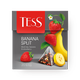 Чай чёрный Banana Split Tess с бананом и клубникой в пирамидках