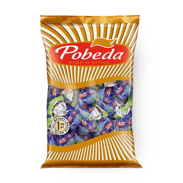 Конфеты шоколадные Соната «Победа вкуса» с лесным орехом без сахара
