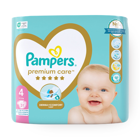 Pampers Premium Care diapers Newborn, size 4