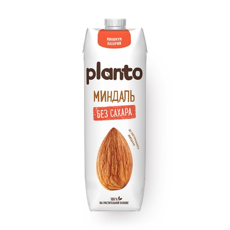 Напиток миндальный Planto без сахара 1,2%