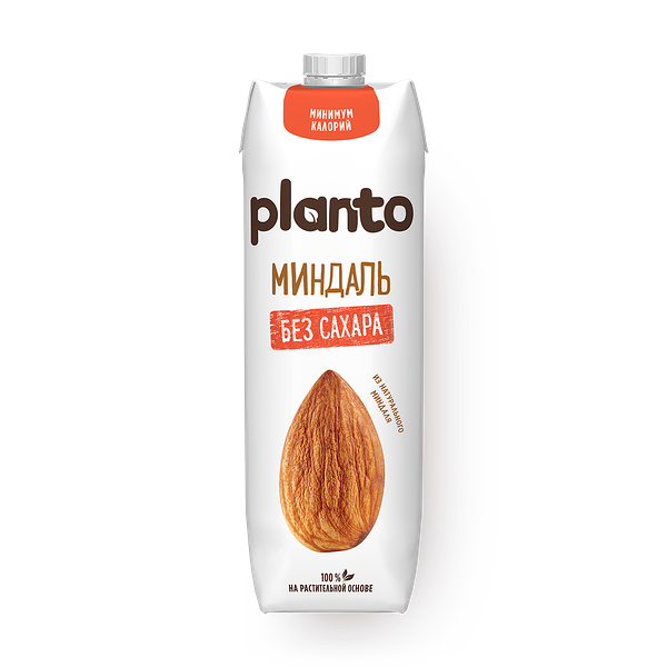 Напиток миндальный Planto без сахара 1,2%