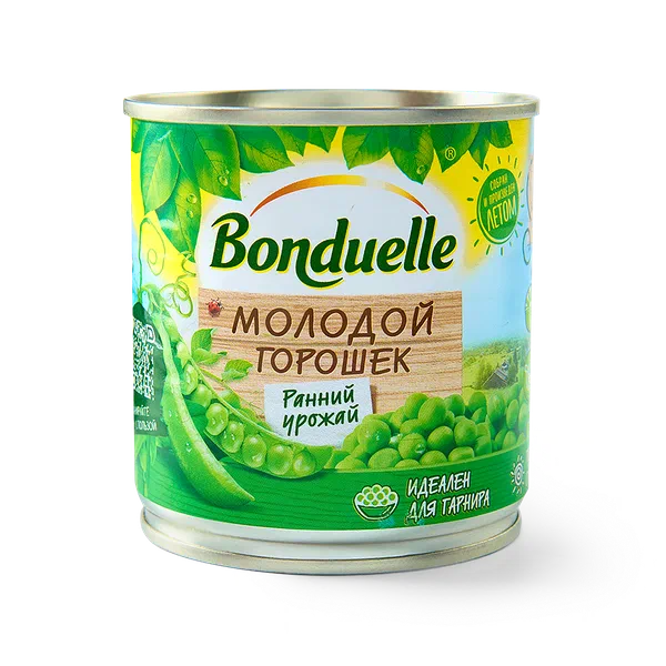 Горошек зелёный Bonduelle молодой