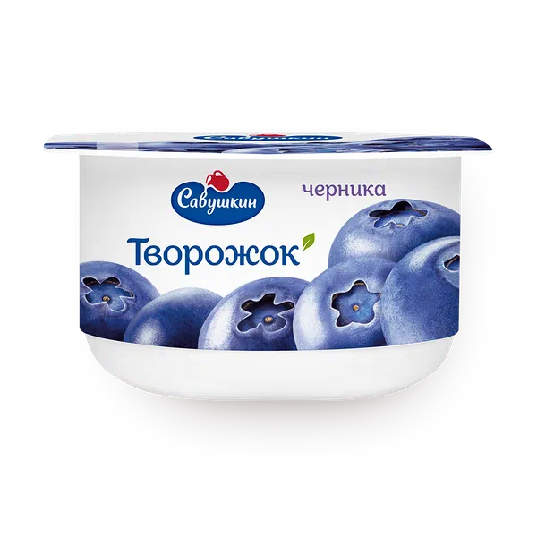 Творожок «Савушкин» 3,5% черника