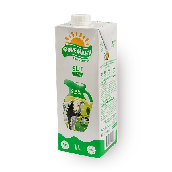 Молоко 2,5% Pure Milky