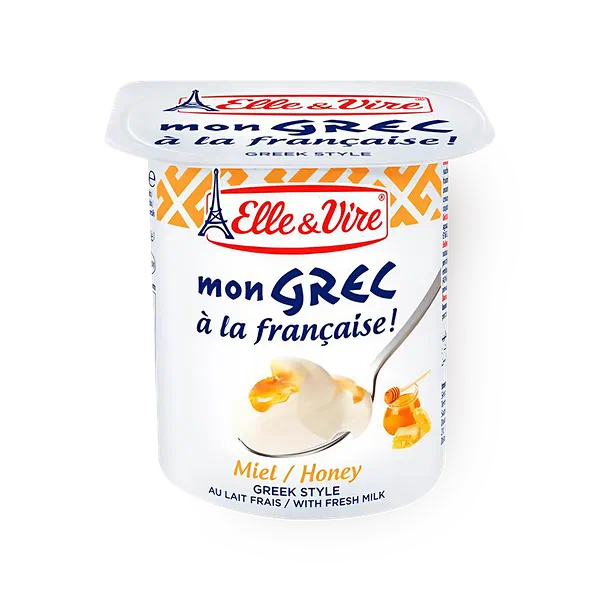 Йогурт греческий Elle&Vire Mon Grec с мёдом десертный