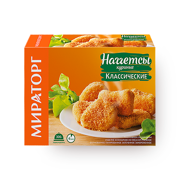 Наггетсы куринные Классические «Мираторг»
