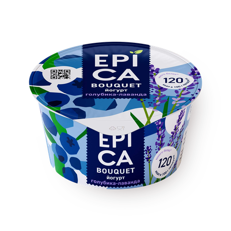 Йогурт Epica Bouquet с голубикой и лавандой 4,8%