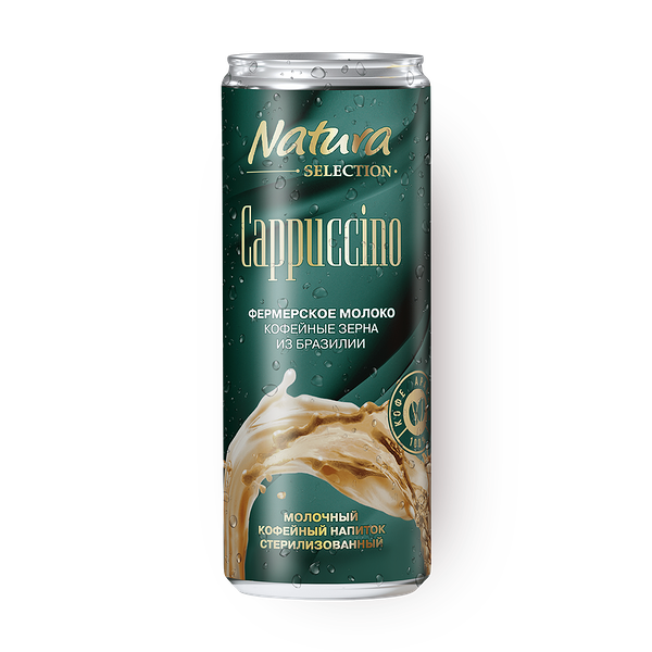 Напиток кофейный молочный Natura Selection Cappuccino стерилизованный
