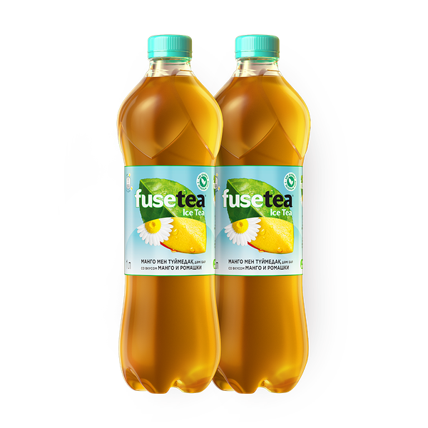 Чай зелёный Fuse Tea манго-ромашка, 1L 2шт