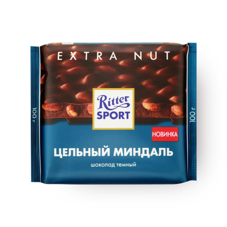 Шоколад тёмный Ritter Sport Цельный миндаль