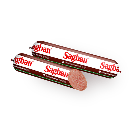 Колбаса полукопчёная Сервелат Корона Sagban