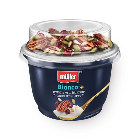 Muller Bianco plus+ pecan and grains 1.7%