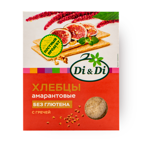 Хлебцы амарантовые Di&Di с гречей