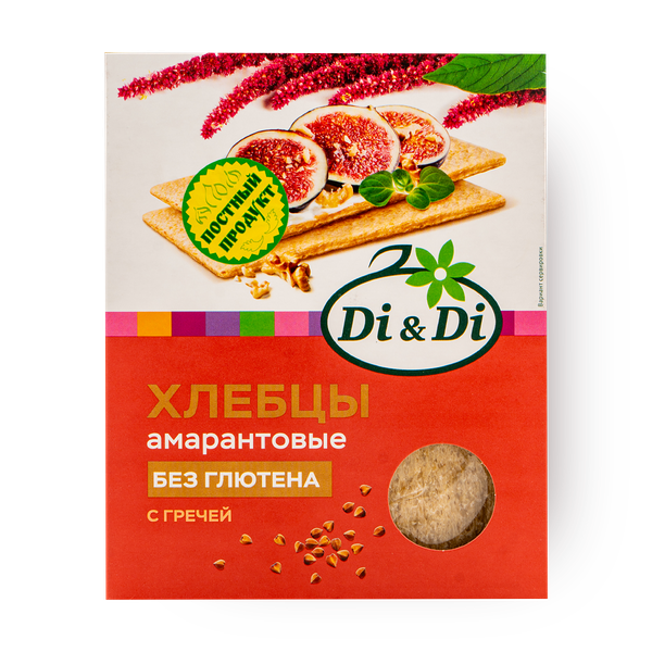 Хлебцы амарантовые Di&Di с гречей