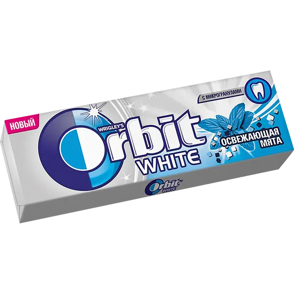 Жевательная резинка Orbit White освежающая мята