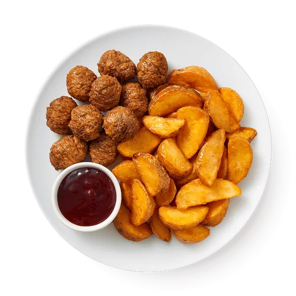 Фрикадельки с картофелем по-деревенски