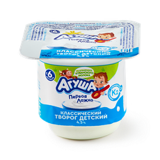 Творог детский 4,5% «Агуша» классический с 6 месяцев — купить с ...