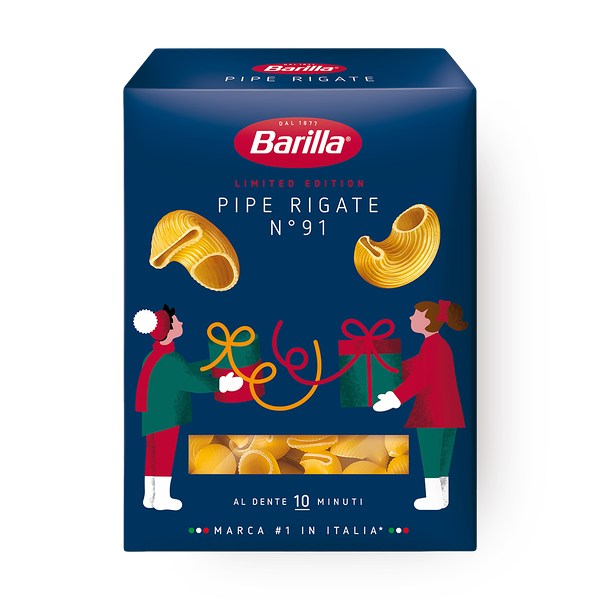 Макаро­ны Pipe Rigate Barilla №91