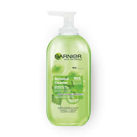 GARNIER PURE ACTIVE face cleansing gel - grapes
