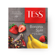 Чай чёрный Tess Banana Split с бананом и клубникой в пирамидках