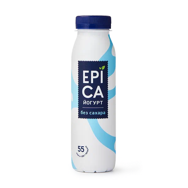 Йогурт питьевой Epica натуральный без сахара 2,9%