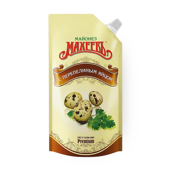 Майонез с перепелиным яйцом «Махеевъ» 67%