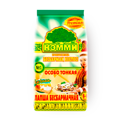 Лапша бесбармачная яичная «Кэмми» Premium