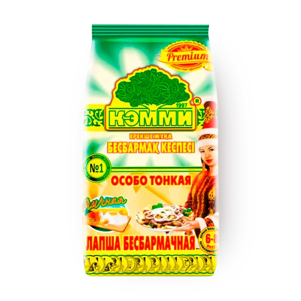 Лапша бесбармачная яичная «Кэмми» Premium
