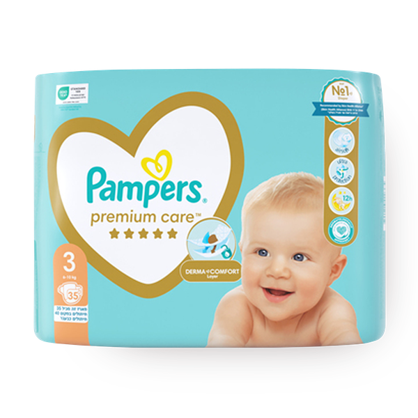 Pampers Premium Care diapers Newborn, size 3