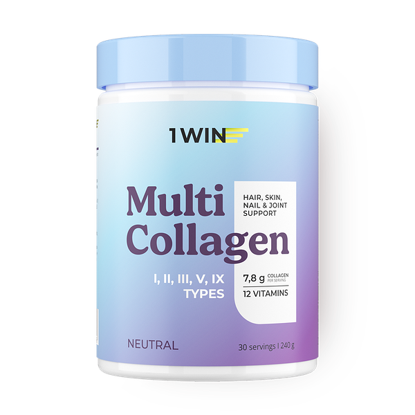 Коллаген комплекс Multi 1Win нейтральный вкус 30 порций