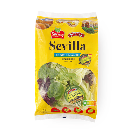 Салатный микс Sevilla Spring и оливковое масло