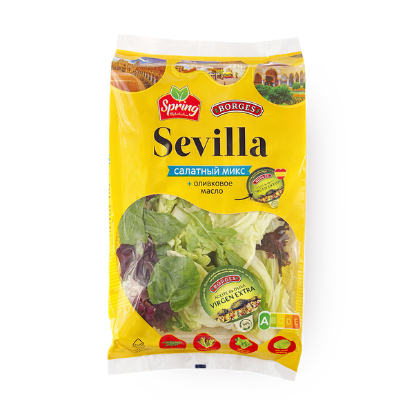 Салатный микс Sevilla Spring и оливковое масло