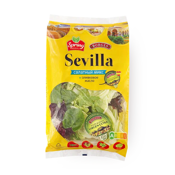 Салатный микс Sevilla Spring и оливковое масло
