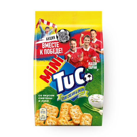 Крекер Tuc Mini со вкусом сметаны и лука 100 г — купить в Екатеринбурге ...