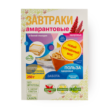 Завтраки амарантовые Di&Di в белой глазури