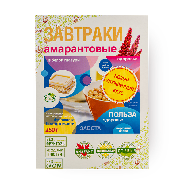 Завтраки амарантовые Di&Di в белой глазури