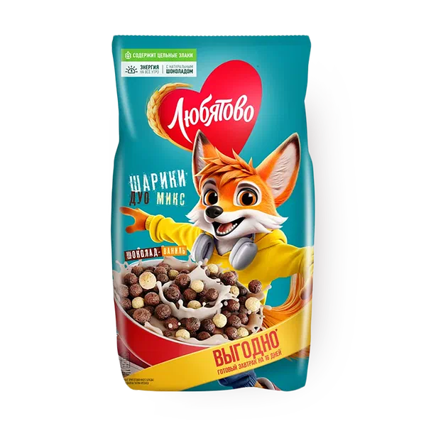 Шарики шоколадные Дуо Микс «Любятово»