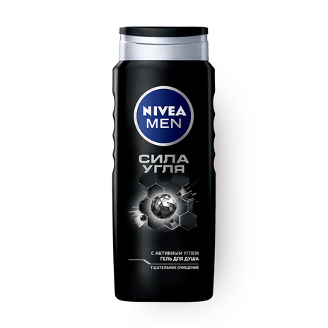 Гель для душа Nivea Men Сила угля