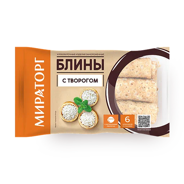 Блины с творогом «Мираторг»