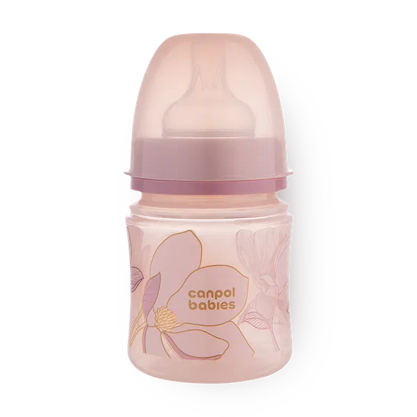 Бутылочка для кормления Canpol Babies Easy Start 35/239 антиколиковая с широким горлышком с рождения розовая