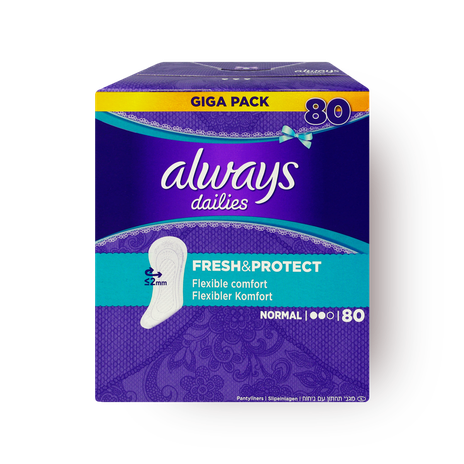 Always panty liners fresh & protect