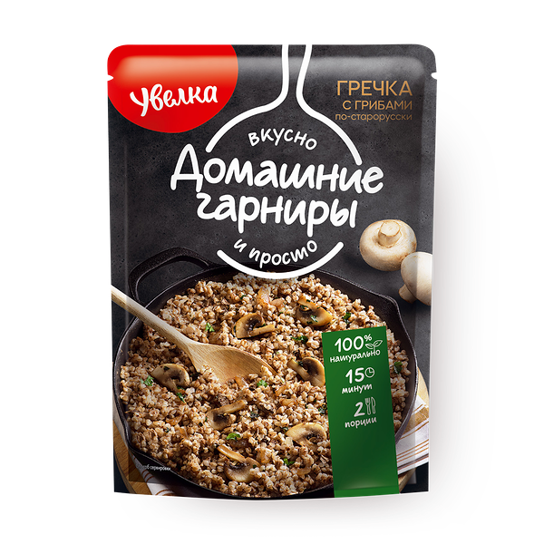 Гречка по-старорусски «Увелка» с грибами