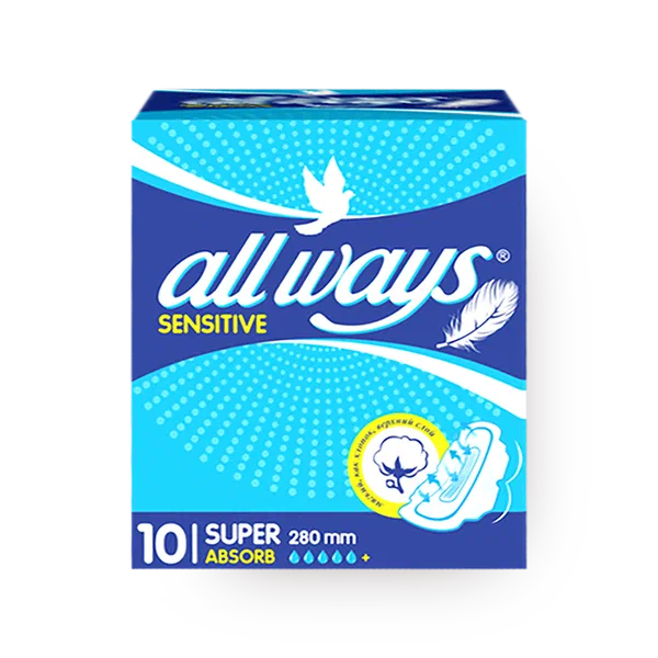Прокладки женские гигиенические All ways Sensitive super