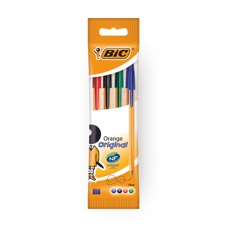 Набор шариковых ручек Bic Orange Fine
