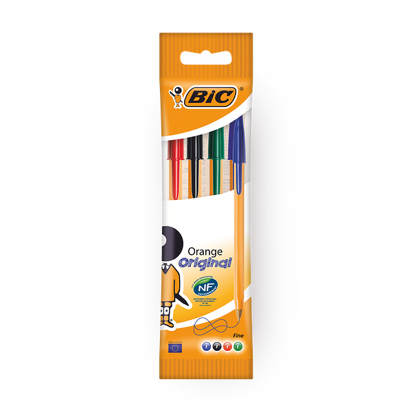Набор шариковых ручек Bic Orange Fine
