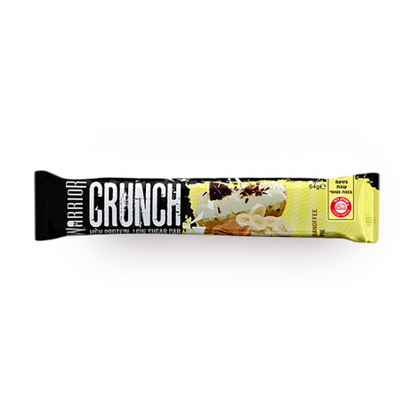 WARRIOR protein crunch snack with banana chocolate flavor